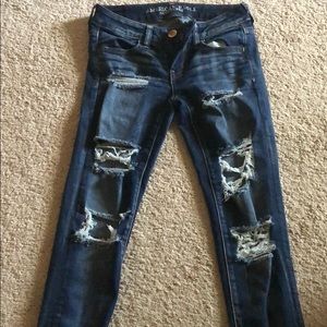 American Eagle blue jeans